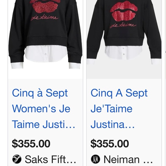 Cinq à Sept
Je Taime Justina Layered Sweater - Picture 10 of 13